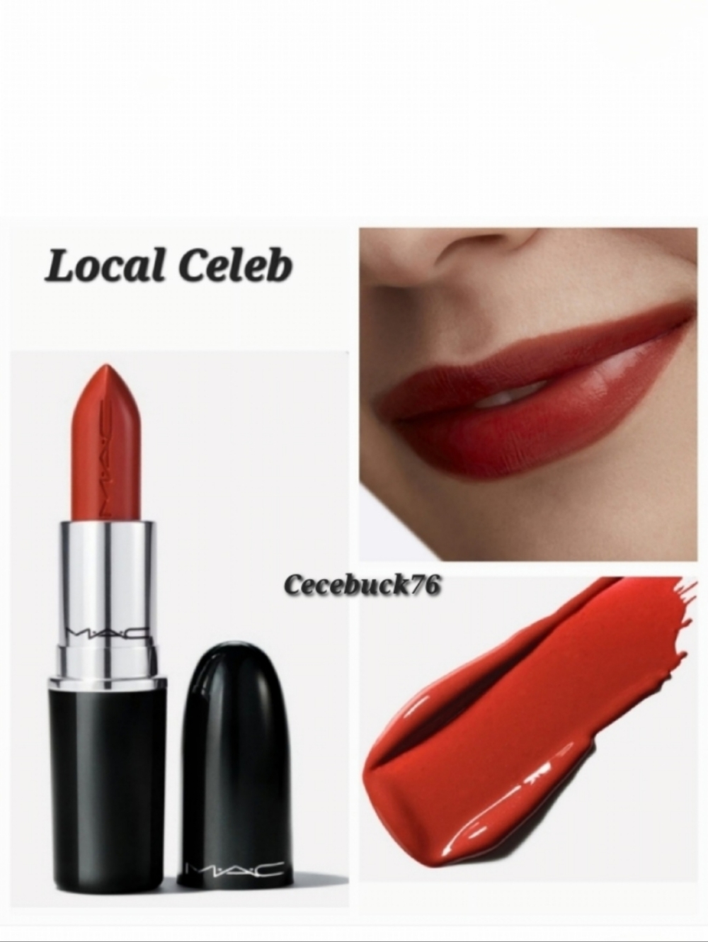 🌺Mac Local Celeb Lustreglass Lipstick